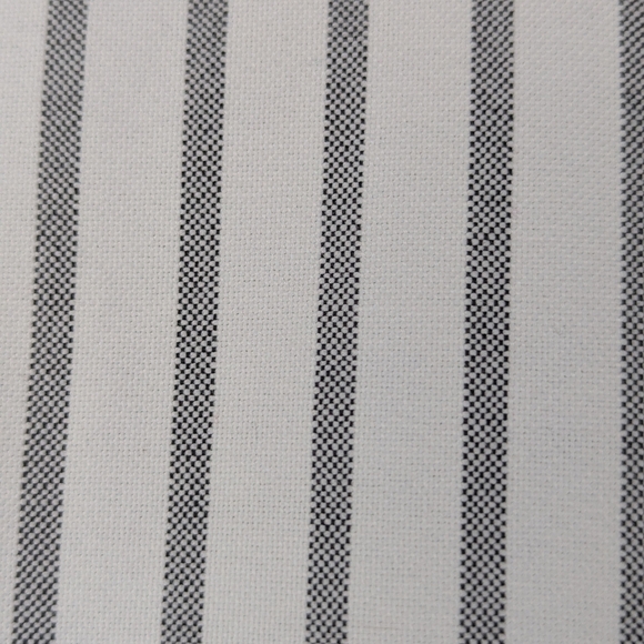 Ralph Lauren Yarmouth 17/35 White With Dark Gray Stripes Some Wear At The Collar - Picture 6 of 12